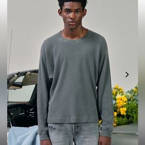 John Elliott Folsom Thermal Long Sleeve Crew T-shirt